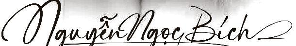 Chữ k&yacute; Nguyễn Ngọc B&iacute;ch